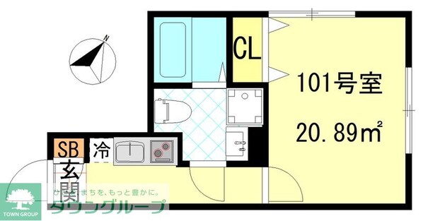 CFジオーレ川崎アネックスの物件間取画像